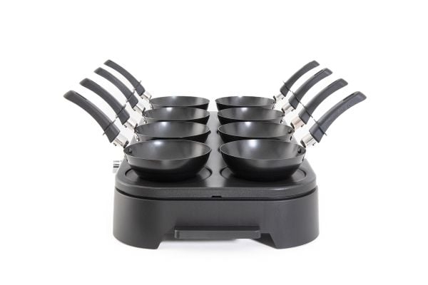 Fritel 142855, Benkeplate, Aluminium, Svart, Grå, Aluminium, 80 x 150 mm, 8 person(er)