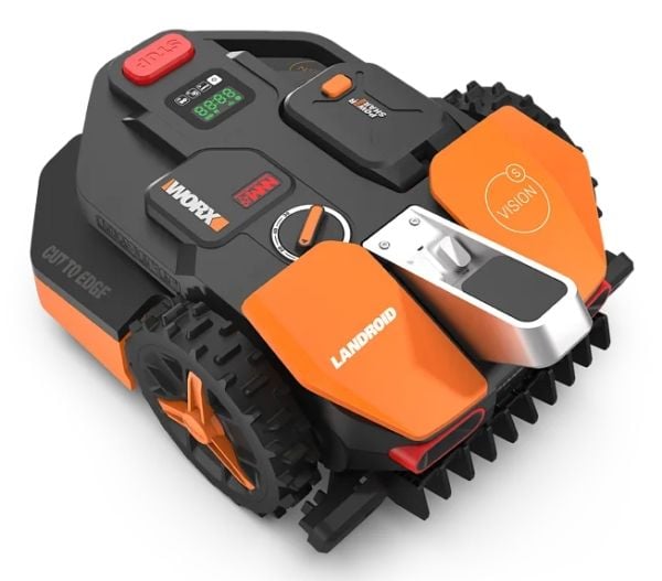 WORX Vision AI S250, Robotgressklipper, 250 m², 18 cm, 3 cm, 6 cm, Roterende blader