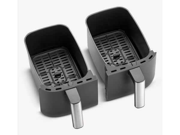 Severin FR 2463, Varmluftsfrityr, 8 l, 120 °C, 200 °C, Dobbel, Svart