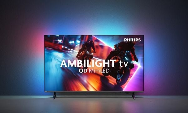 Philips 55MLED910 - 55" Diagonal klass LED-bakgrundsbelyst LCD-TV - QLED - Smart TV - TITAN OS - 4K UHD (2160p) 3840 x 2160 - HDR - Quantum Dot, Mi...