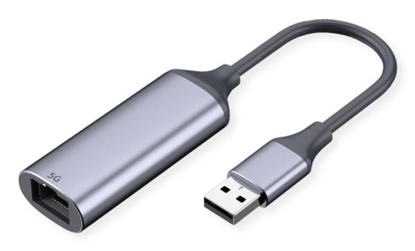 VALUE 12.99.1127, USB Type-A, RJ-45, Svart, Sølv, 5 Gbit/s, 27 mm, 77 mm