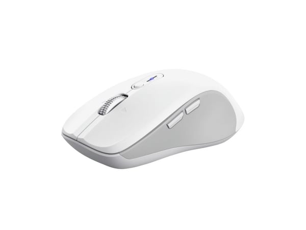 Trust 25674, Molempikätinen, Bluetooth, 3200 DPI, Valkoinen