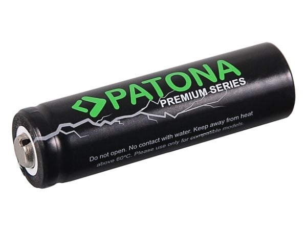 PATONA 6519, Ladattava akku, ICR14500, litium-ioni (Li-Ion), 3,7 V, 1 kpl, 800 mAh