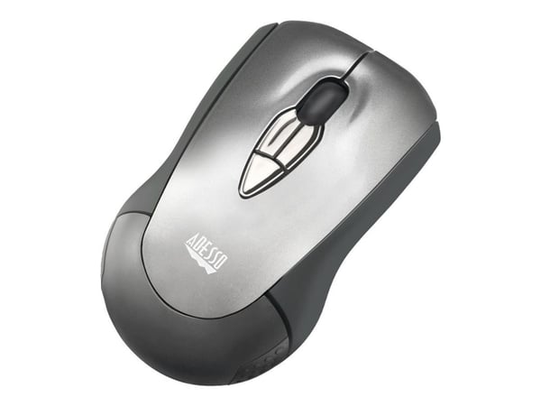 Adesso iMouse P10, Molempikätinen, Langaton RF, Hopea