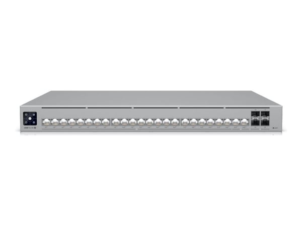 Ubiquiti UniFi Pro - Switch - L3 - 2 x 10GBase-T (PoE++) + 22 x 2.5GBase-T (PoE++) + 4 x 10 Gigabit SFP+ - rackmonterbar - PoE++ (600 W) - for P/N:...