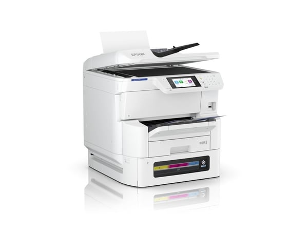 Epson WorkForce Pro EM-C8100RDWF - Multifunksjonsskriver - farge - ink-jet - A3 (medie) - opp til 22 spm (kopiering) - opp til 25 spm (trykking) - ...