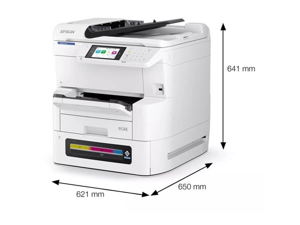Epson WorkForce Pro EM-C8100RDWF - Multifunksjonsskriver - farge - ink-jet - A3 (medie) - opp til 22 spm (kopiering) - opp til 25 spm (trykking) - ...