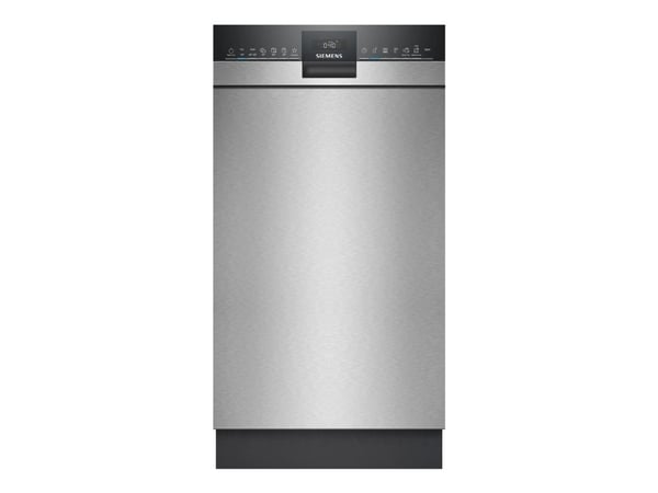 Siemens iQ300 SR43ES25ME - Oppvaskmaskin - innebygd - Wi-Fi - Nisje - bredde: 45 cm - dybde: 55 cm - høyde: 81.5 cm - børstet stål