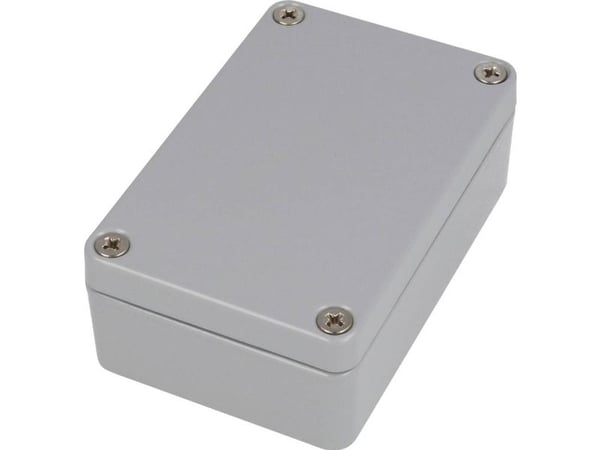 Hammond Electronics 1590Z180GY Kapsling 180 x 180 x 101 Aluminiumgrå 1 st