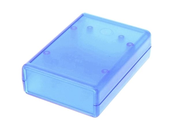 Hammond Electronics 1593ARTBU Yleiskotelo 75 x 74 x 27 ABS-muovi Sininen (läpinäkyvä) 1 kpl