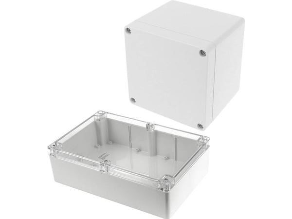 Hammond Electronics 1554NLGY kapsling 119 x 119 x 45 ABS-plast lysegrå, 1 stk