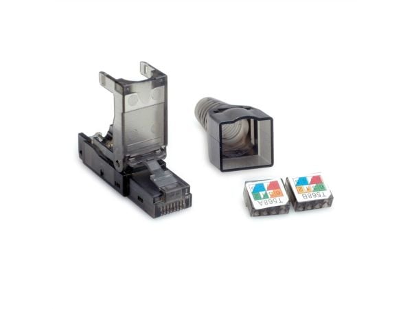 VALUE 26.99.0370, RJ-45, Sort, Hankjønn, Cat6e, U/UTP (UTP), 23/26