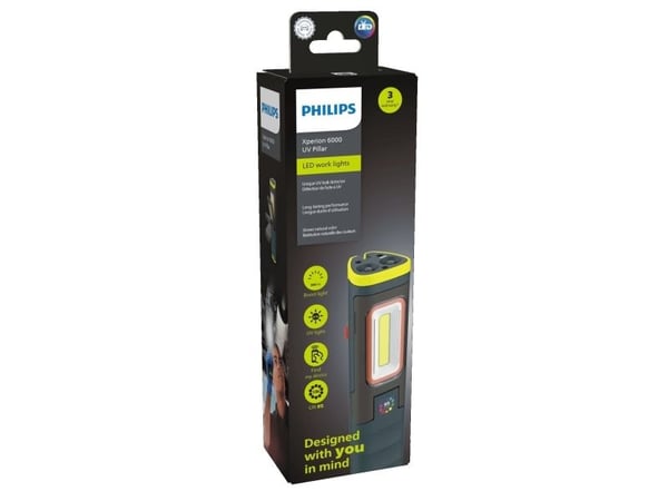 Philips Xperion 6000 X60UVPIX1 UV Pillar, LED, 6000 K, 180 lm, 500 lm, 100°, 15°