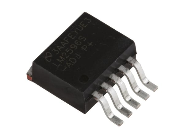 Texas Instruments LM2596S-ADJ/NOPB PMIC - spänningsregulator - linjär (LDO) Rör