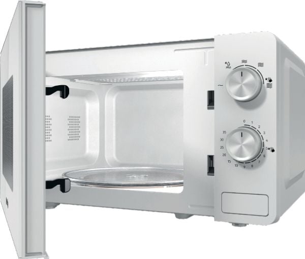 Gorenje 738193, Benkeplate, Solo mikrobølge ovn, 20 l, 800 W, Rotasjon, Hvit