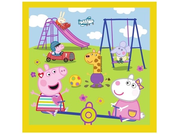 TREFL Pipsa Piggy 3 i 1 puslespill, 20+36+50 brikker