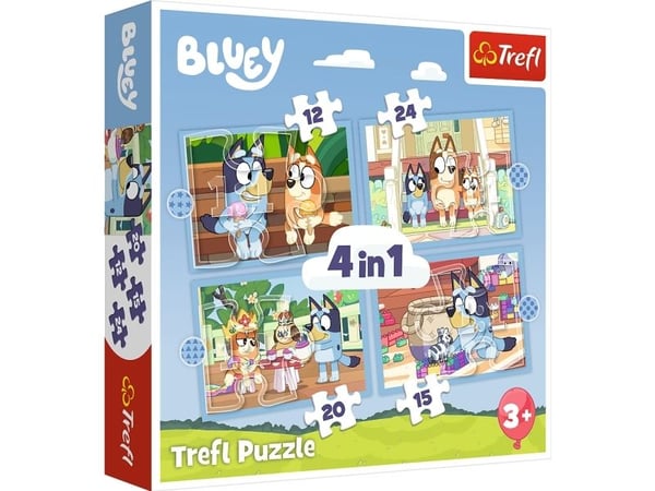 Trefl Bluey and his world, 12 styck, Tecknade serier, 3 År
