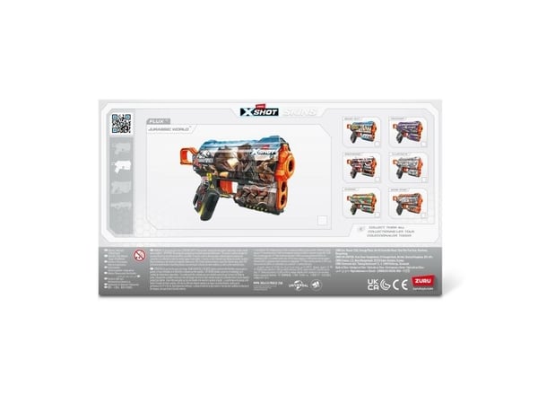 XSHOT Skins Flux Blaster - Jurassic World Skins (8 darts)