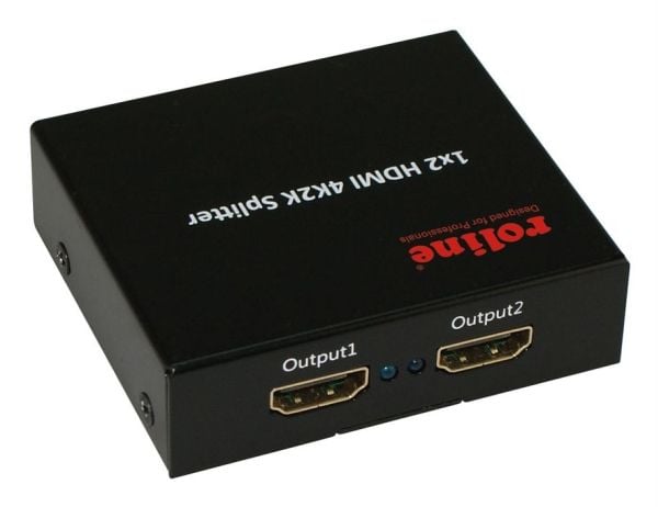 ROLINE 14.01.3559, HDMI, 2x HDMI, 3840 x 2160 piksler, Sort, 60 Hz, 70 mm