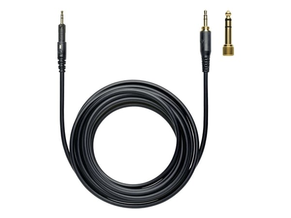 Audio-Technica ATH-M60xa, Koblet med ledninger (ikke trådløs), 15 - 28000 Hz, Musikk, 220 g, Hodetelefoner, Sort