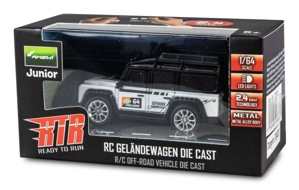Amewi RC terrengkjøretøy Die Cast 1:64 RTR baltas
