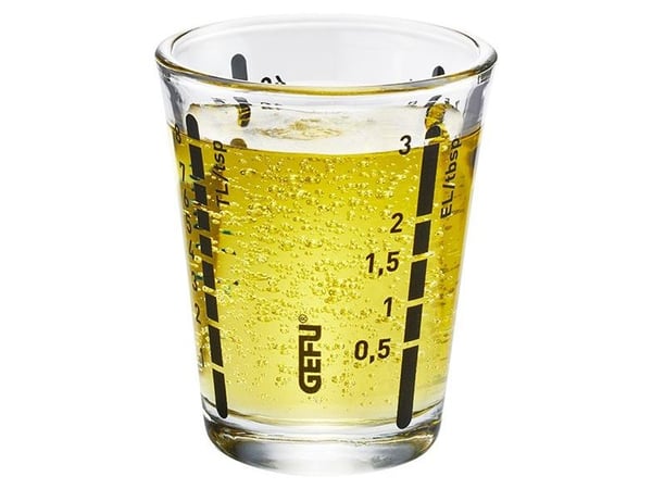 GEFU MESSI, 0,04 l, ml, oz, Glas, Transparent, 0 - 95 ° C, 60 mm