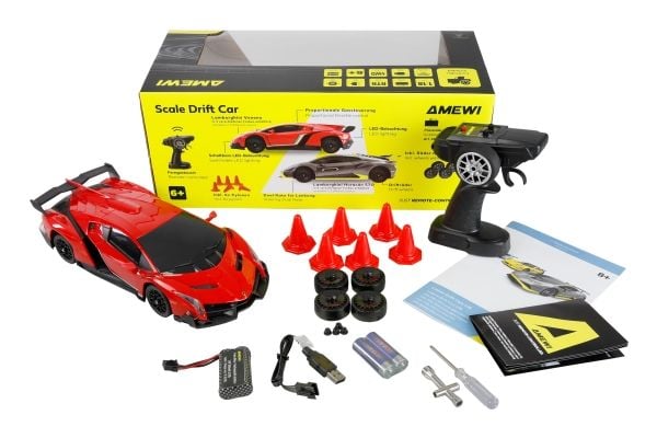 Amewi Veneno, Driftebil, 1:18, 6 år, 500 mAh, 411 g