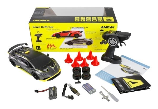 Amewi Huracan STO, Driftausauto, 1:18, 6 vuosi/vuosia, 500 mAh, 392 g
