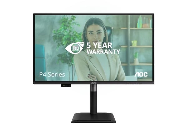 AOC Q27P4U, 68,6 cm (27"), 2560 x 1440 piksler, Wide Quad HD, 4 ms, Svart