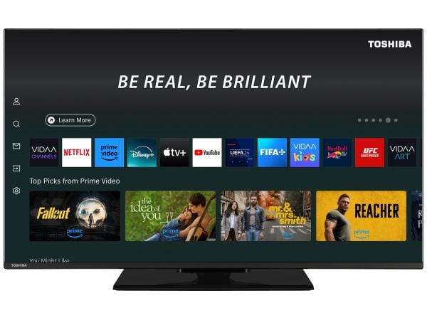 Toshiba 40LV3563DG, 101,6 cm (40"), 1920 x 1080 pikseliä, Full HD, Älytelevisio, DVB-C, DVB-S, DVB-S2, DVB-T, DVB-T2, musta