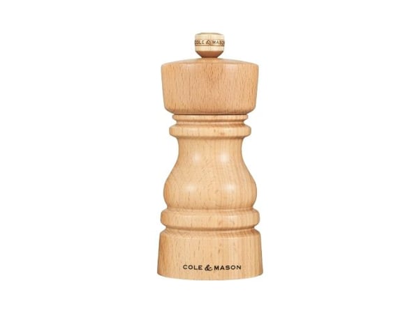 Cole & Mason H233005, Bøk, Naturlig, Rustfritt stål, Tre, Pepper, Salt, Rustfritt stål, 56 mm, 56 mm