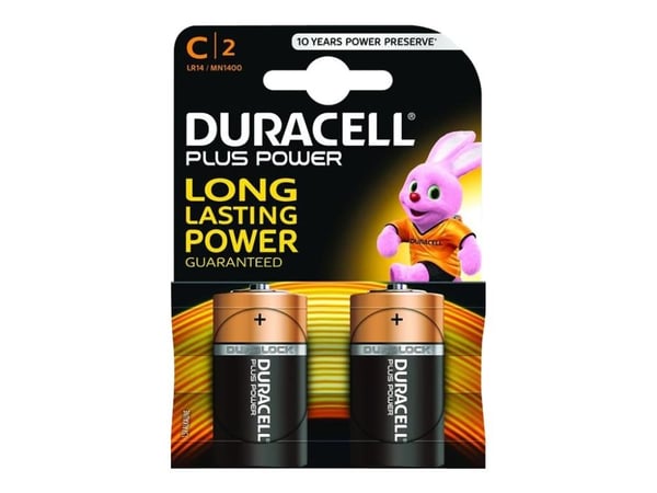 Duracell MN 1400 - Batteri 2 x C - Alkalisk