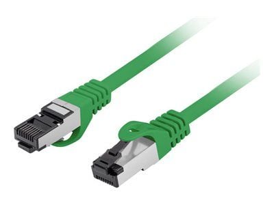Lanberg - Patch-kabel - RJ-45 (hane) till RJ-45 (hane) - 5 m - 6.2 mm - S/FTP - CAT 8.1 - halogenfri - grön