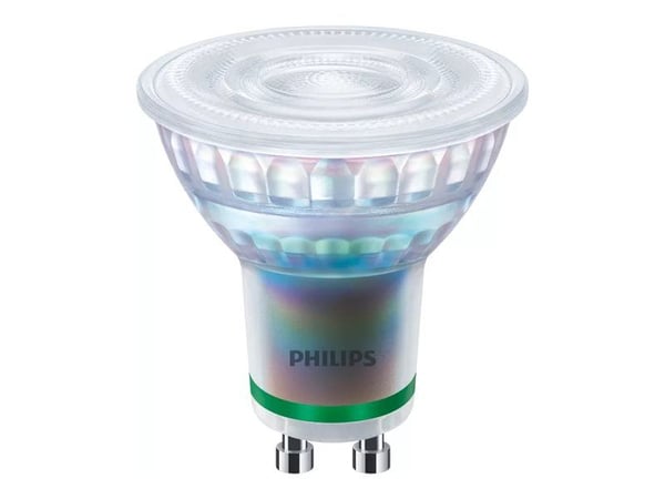 Philips - LED-pære for søkelys - form: PAR16 - klar finish - GU10 - 2.1 W (ekvivalent 50 W) - varmt hvitt lys - 2700 K