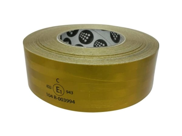 IWH konturmarkering ECE-104 "gul" rulle 50mx50mm 097617 reflexband