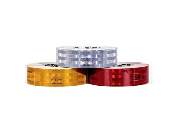 IWH Kontuurimerkintä ECE-104 punainen rulla 50mx50mm 097618 Kontuurimerkintä heijastava teippi punainen 1 kpl (L x S) 50 m x 50 mm