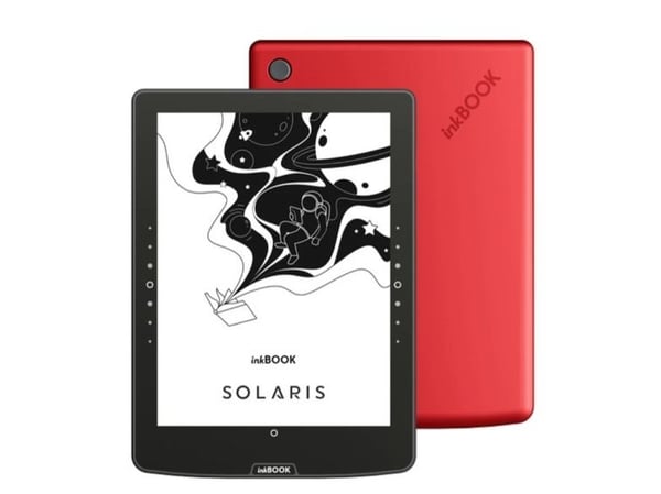 inkBOOK Solaris - eBook-leser - inkBOOK OS - 32 GB - 6" monokrom E Ink Carta EPD (1024 x 758) - berøringsskjerm - Wi-Fi, Bluetooth - rød