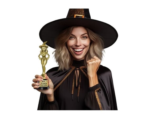 Bedste Halloween kostume pokal, 22 cm