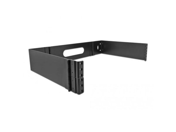Delock - Rack skap - veggmonterbar - svart - 2U - 19"