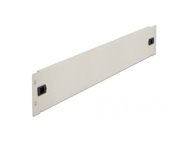 Delock - Blindpanel till rack - grå - 2U - 19"