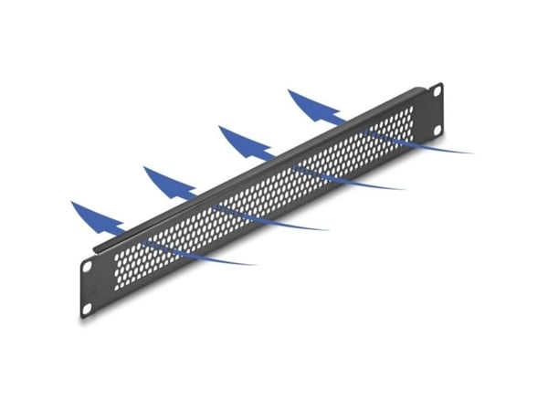 DeLOCK 67035, Blindpanel, lajittelu, metalli, 1U, Kina, 44 mm