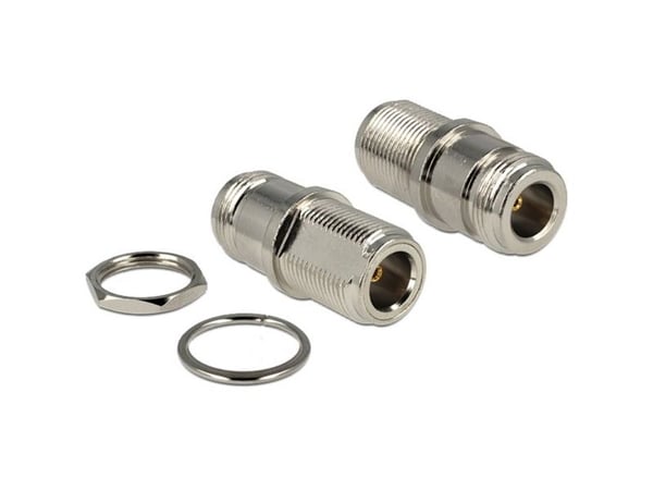 DeLOCK - RF-sovitin - N-liitin (naaras) N-liittimeen (naaras)