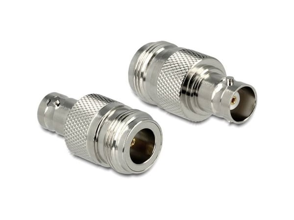Delock - RF-adapter - N-kontakt hunn til BNC hunn