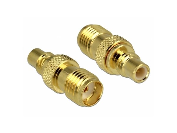 Delock - RF adapter - SMC hun til SMA hun