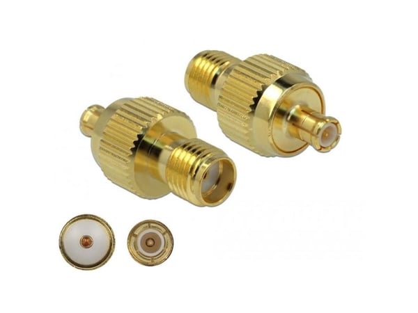 Delock - RF-adapter - SMA (hona) till MCX (hane)