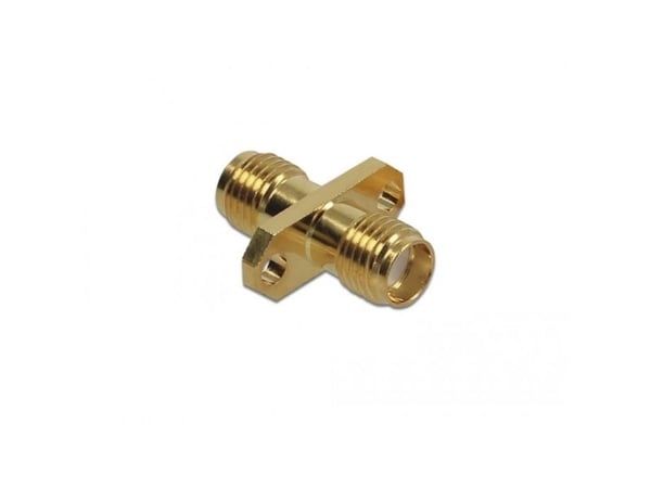 DeLOCK - Antenneadapter - SMA (R) til SMA (R) skott (89980)