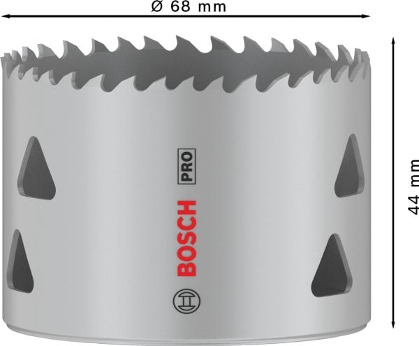 Bosch PRO Multi Material, Yksi, Pora, Kipsilevy, Metalli, Kirjometalli, Muovi, Pehmeä puu, Harmaa, Kobolttiteräs, Pikateräs-kobolttiseos (HSS-Co)