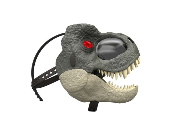 Jurassic World Rage ''N Roar Tyrannosaurus rex Mask, 6 år, Flerfarget, Plast