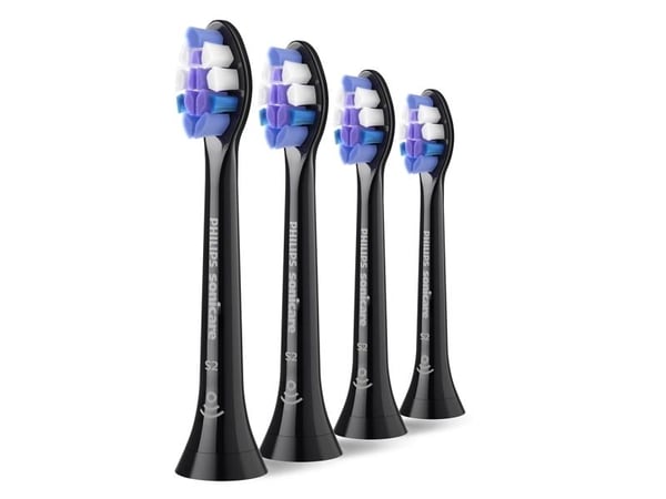 Philips Sonicare S2 Sensitive HX6054 - Utskiftningsbørstehode - for tannbørste - svart (en pakke 4)