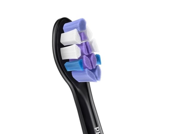 Philips Sonicare S2 Sensitive HX6054 - Utskiftningsbørstehode - for tannbørste - svart (en pakke 4)